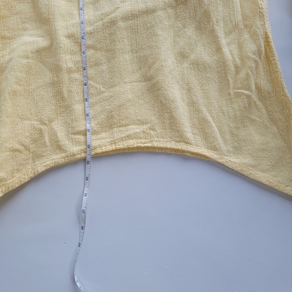 Dunes Yellow V-neck Tunic Size 1 - Picture 8 of 10